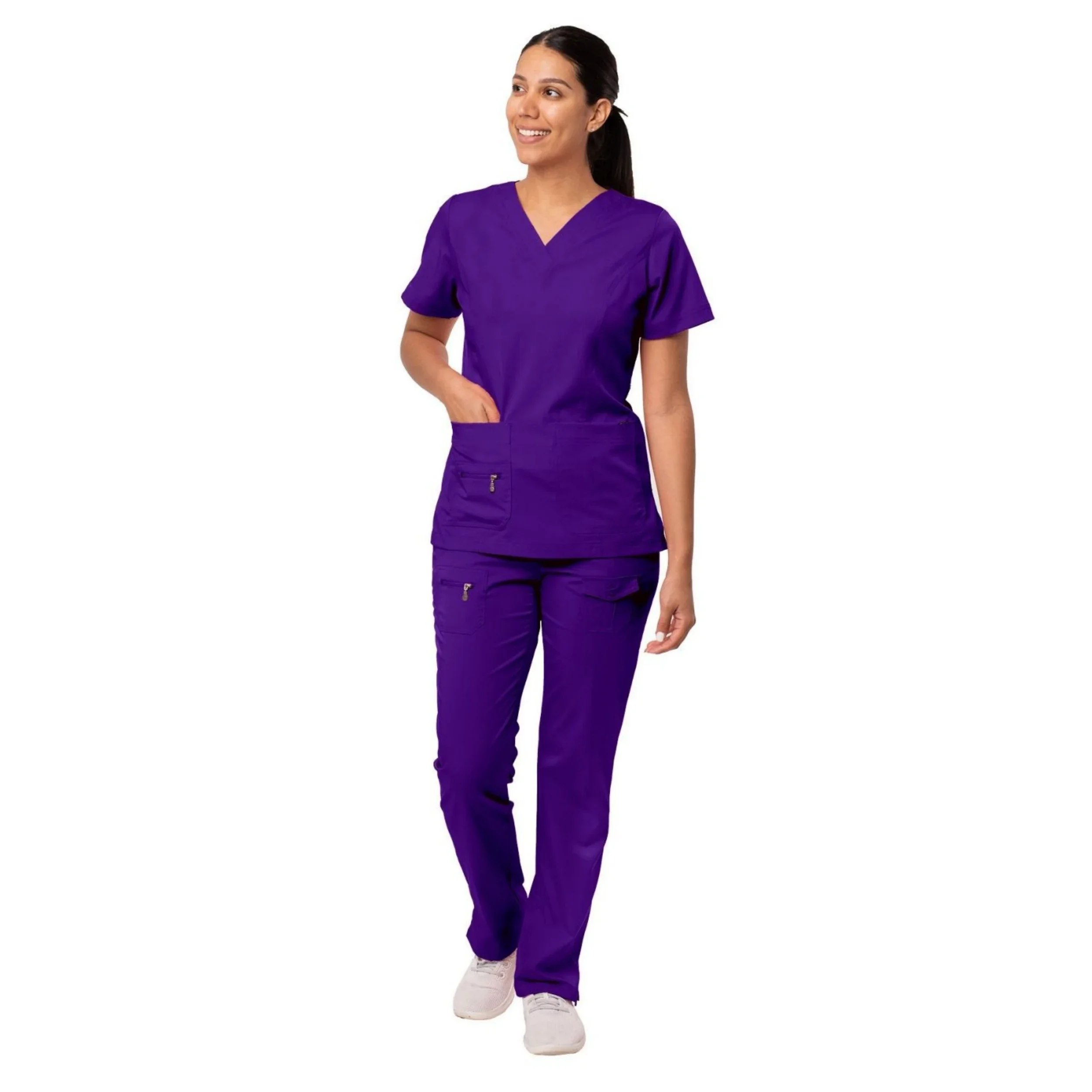 Nieuwe chirurgische uniformen vrouw scrubs medische werkkleding top en broek sets klinische medische pak kleding voor arts verpleeguniform