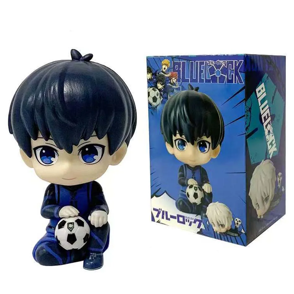 BLUE LOCK Actiefiguren Isagi Yoichi Bachira Meguru Anime Figuur Q Versie Beeldje PVC Collectible Model Kinderen Pop Speelgoed Geschenken