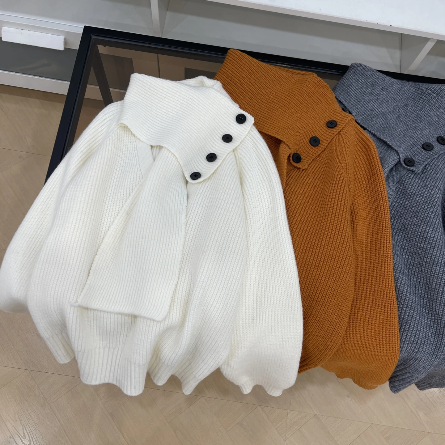 

Autumn Winter Women's Knitted Sweater Versatile Design Ne Warmer Top Sweet Sle Long Sve Straight Fit Online Exclusive