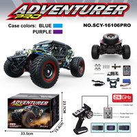 SCY 16106PRO 1/16 Full Scale Brushless RC Off-Road Vehicle 2.4G 4WD Drift Toy Boy Party Gift Christmas Gift