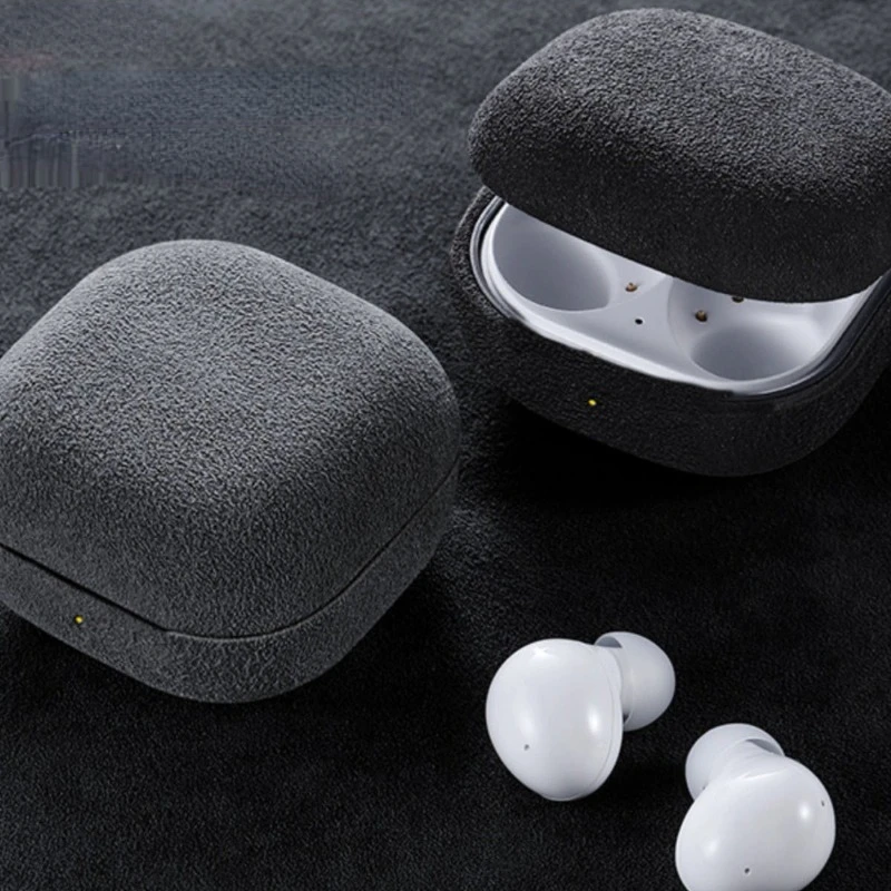 Italian Suede Leather Case For Samsung galaxy buds 2 Pro Live FE Supercar Leather All Inclusive Case Wireless Charge