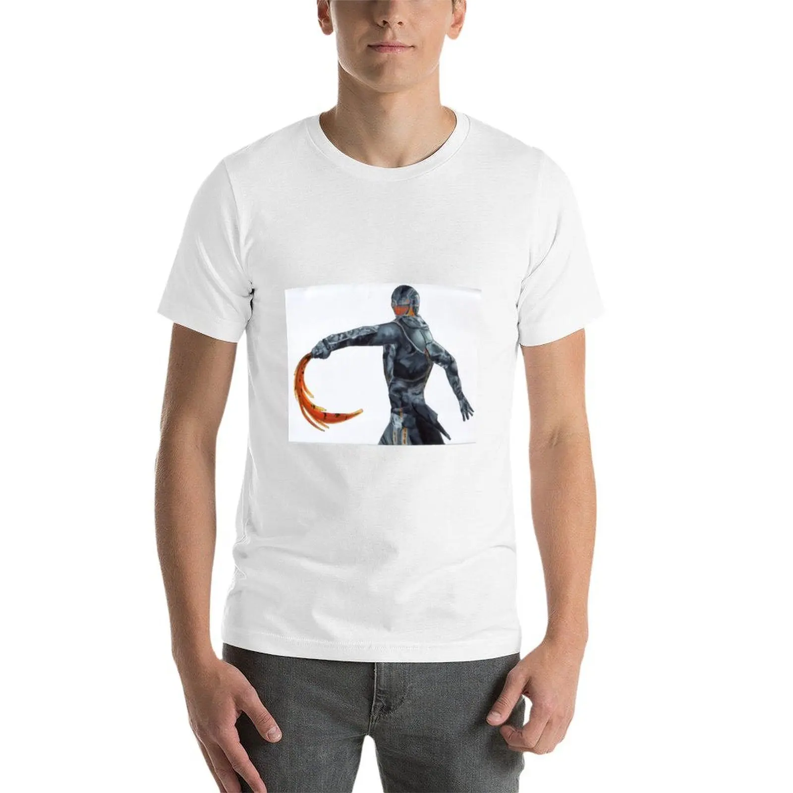 Футболка Noob Saibot Fanart модный повседневный топ с короткими рукавами