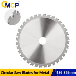 CMCP 1pc Metal Cutting Blade Disc 110/136/150/165/180/235/305/355mm Carbide Circular Saw Blade 20-90T Cutting Disc for Steel