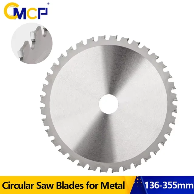CMCP 1 szt. Metalowy Tarcza Tnąca 110/136/150/165/180/235/305/355mm Węglikowa Tarcza Tnąca do Stali 20-90T