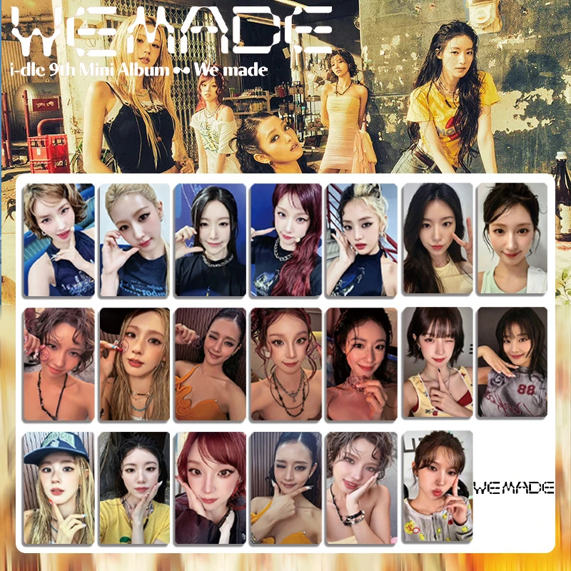 5 cartes photo LOMO du nouvel album mini 9 du groupe féminin populaire (G)I-DLE, collection de jouets, cadeau