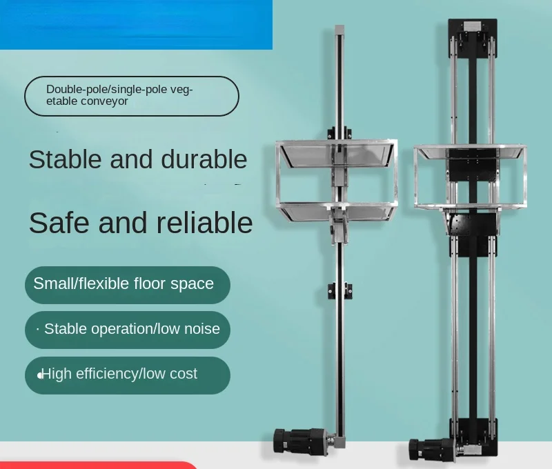 Simple Food Transfer Machine Small Food Ladder Lifting Platform Tray Meal Elevator Hotel Pantry Elevator Hotel