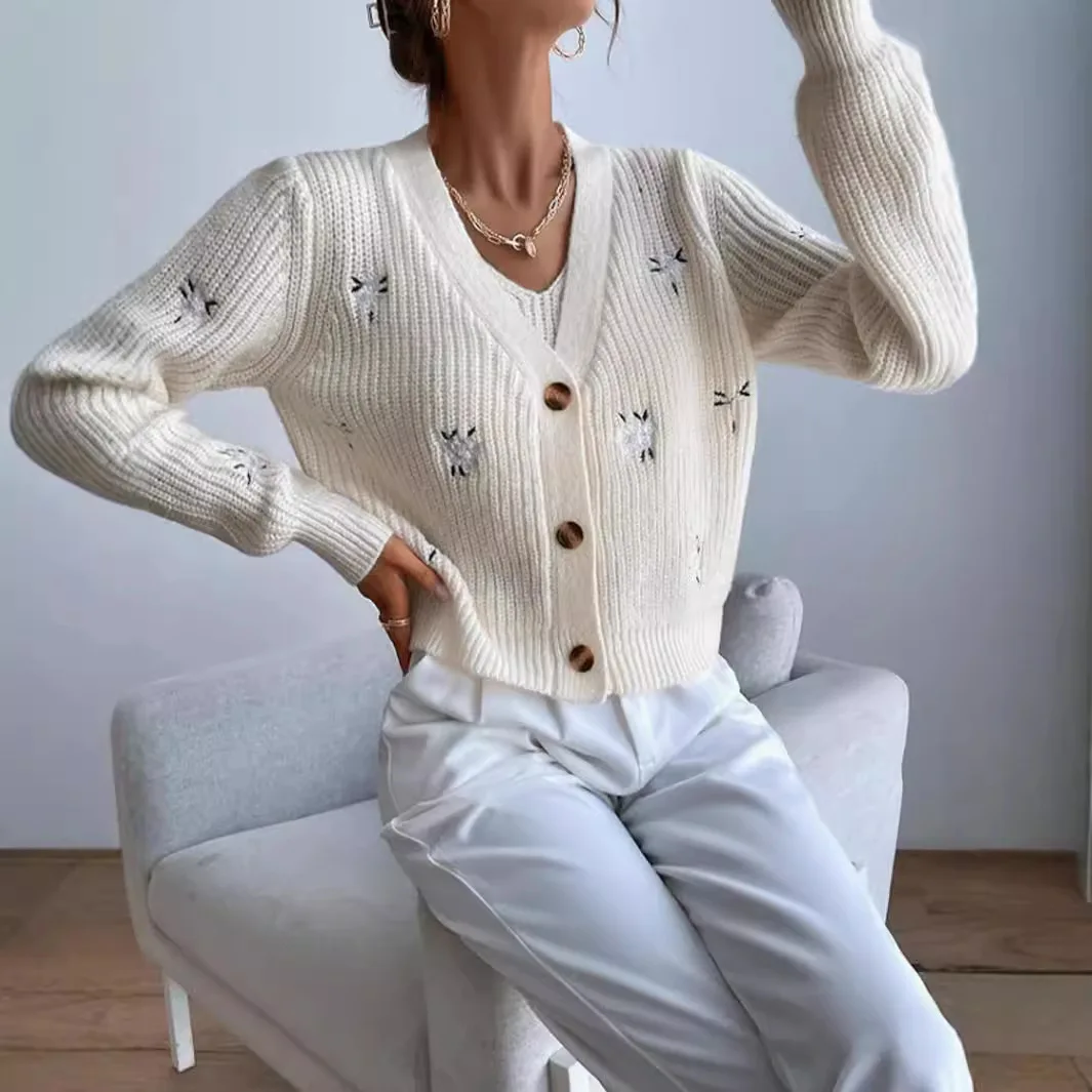 

Ribbed Hem Sweater Women's Solid Color Split Side Slim Fit Long Sleeve Elegant Pullover