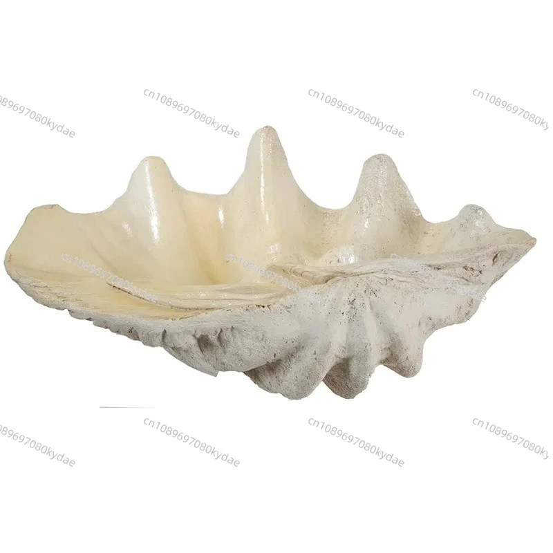 

Resin Simulation Conch Sculpture Shell Ornament for Living Room Ocean Theme Model House Decorative Item