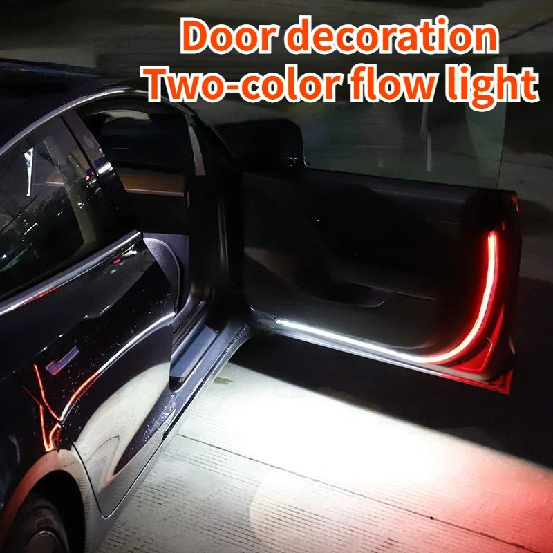 Car Accessories Car Door Streaming Light Modification Universal Led Door Light Anti-collision Prevent Pursuit Warning Light