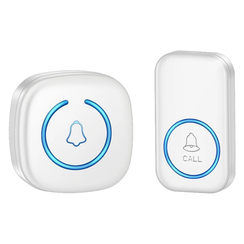 Wireless Doorbell Intelligent Welcome Door Bell 300M 60 Songs Melodies Home Smart Doorbell