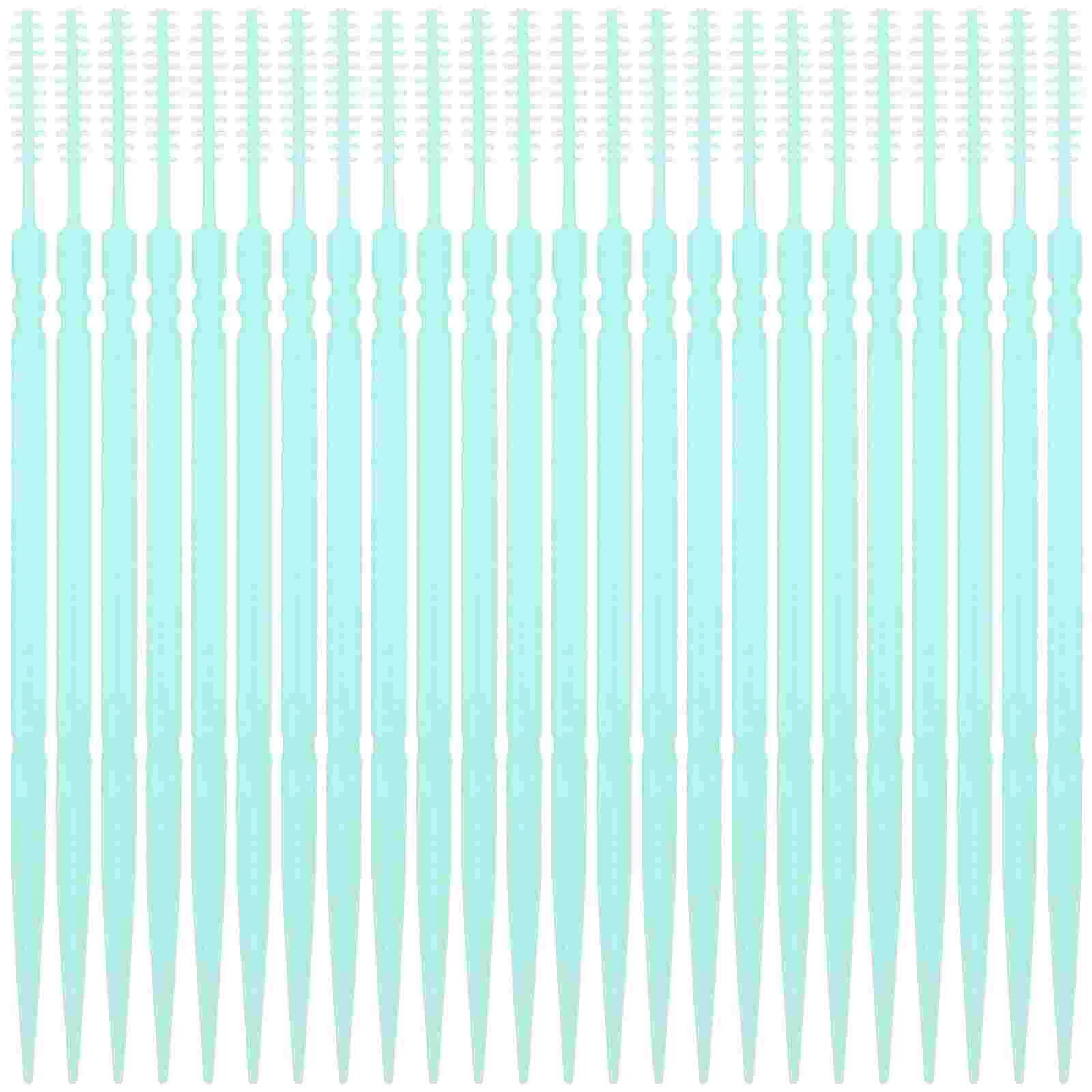 200 Pcs Interdental Brush Oral Care Products Toothpick Cleaners Floss Double-head Toothpicks