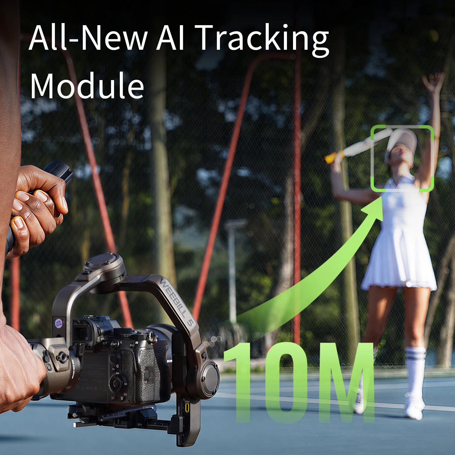 ZHIYUN Weebill 5 Handheld Gimbal Stabilizer with AI Track Sling Grip Touchsreen for Sony Canon Lumix Mirrorless Camera
