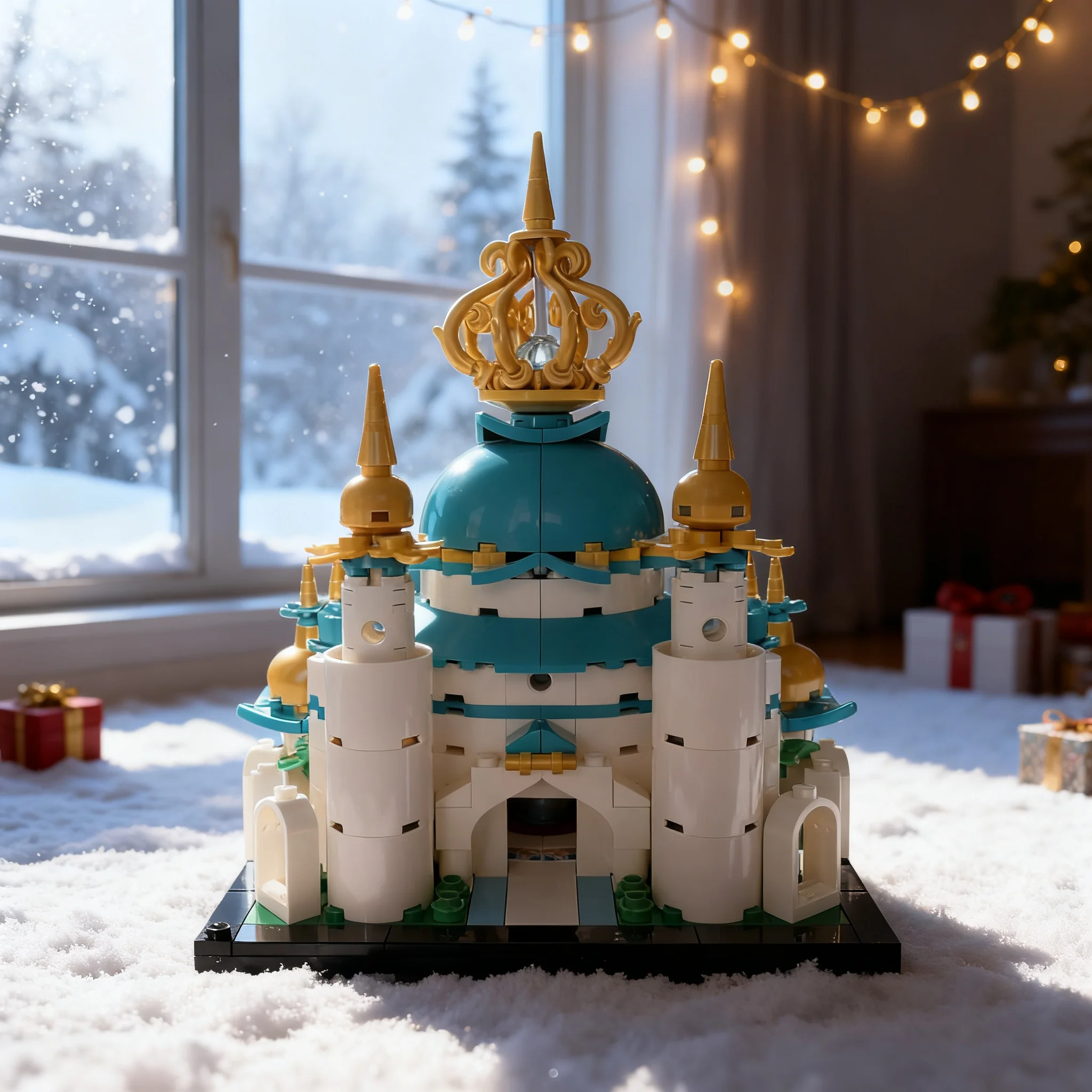 478pcs MOC Raya S Heart Palace Model Building Blocks Architecture Toys Birthday Gift Education Brick Presentation Collection Art