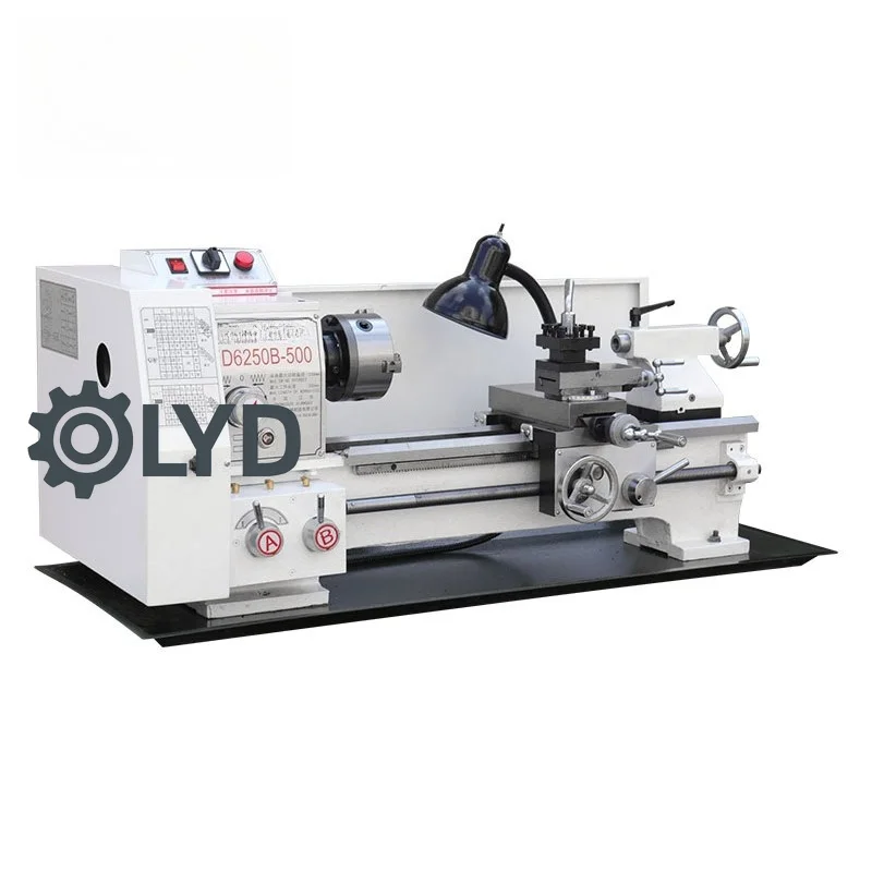 6250 High Power Precision Bench Small Lathe Large Hole Metal Home Instrument Lathe
