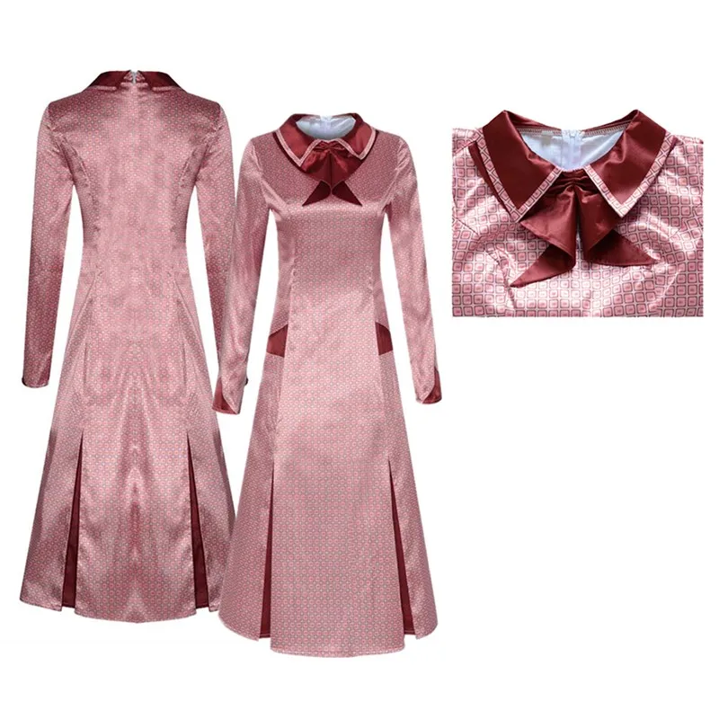 Disfraz de TV Fantasy Dolores Cos Umbridge, disfraz de mujer adulta, vestido largo, trajes, disfraz de Carnaval de Halloween