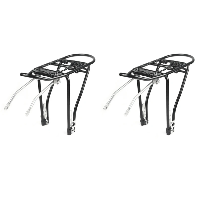 2 قطعة 20 بوصة للطي الدراجة الخلفية رفوف سبائك الألومنيوم الرف الخلفي للطي دراجة الرف الخلفي أجزاء