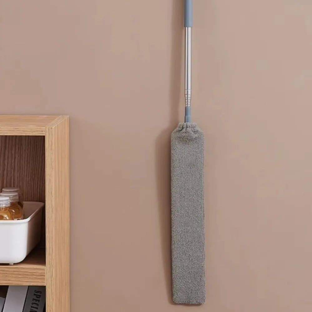 

Flexible Head Extendable Duster Washable Lightweight Long Handle Duster Convenient Retractable Under Furniture Duster