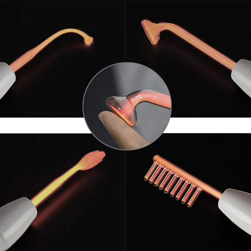 عصا علاج الوجه عالية التردد، جهاز العناية بالبشرة المنزلي، آلة العناية بالجمال المحمولة، الأدوات المنزلية