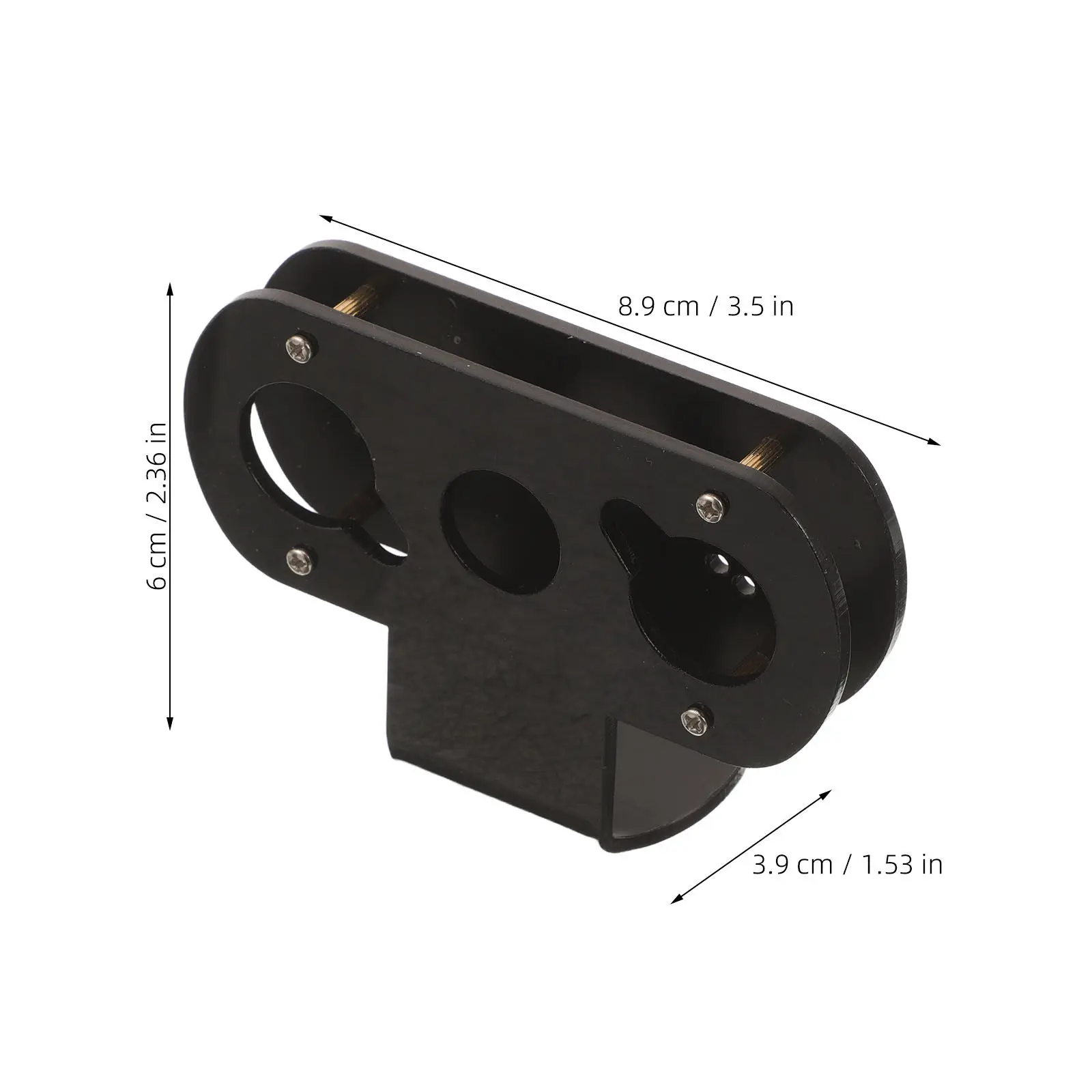 1Sets Night Vision Camera Bracket Black Infrared Camera Housing Mount Outdoor Security Enclosure Bracket Stable Holder
