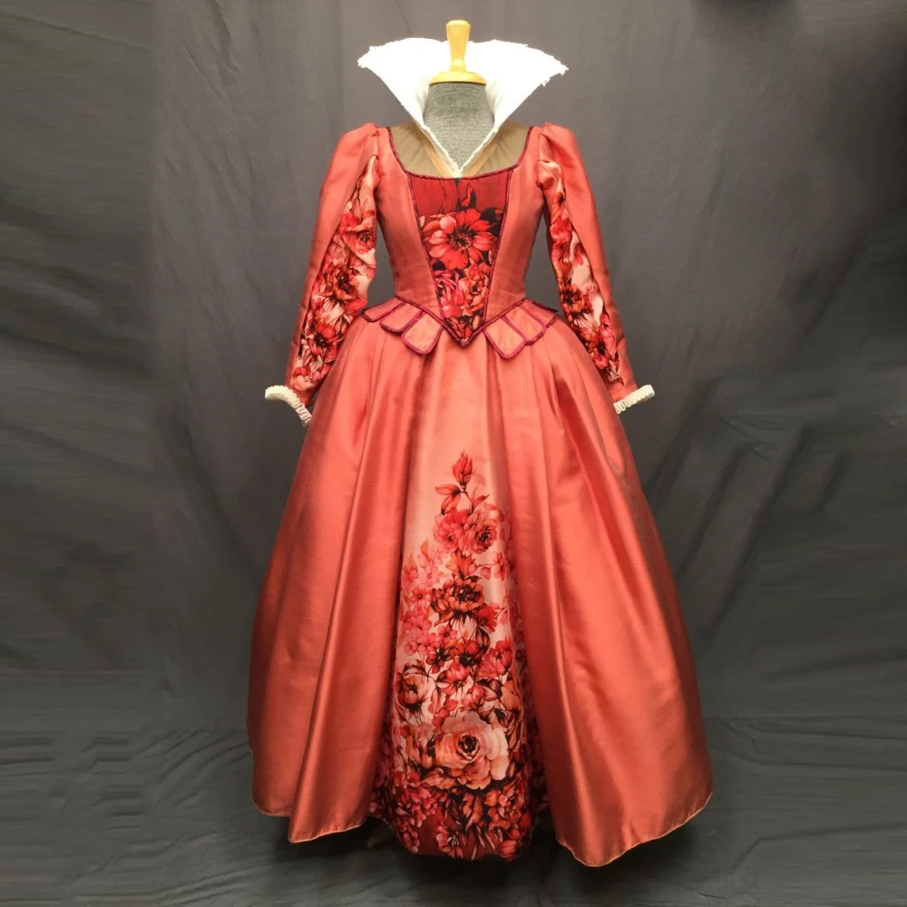 

18th Century Royal Court Queen Evening Dress Victorian Renaissance Walking Costume Medieval Carnival Wedding Party Ball Gown