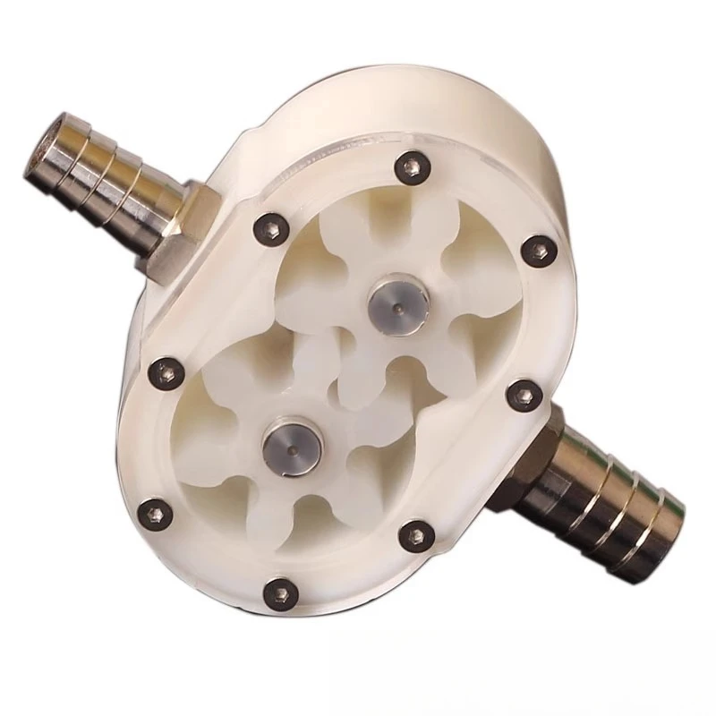 Small filling machine accessories Food grade plastic gear pump Honey sesame paste high viscosity micro conveying all plasticpump