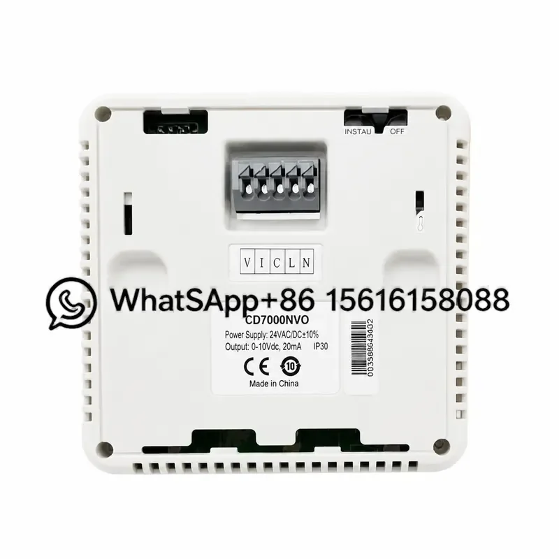 Johnson Controls CD7000W0 CD7000D0 Wall Mounted CO2 Transmitter Air Duct Carbon Dioxide Sensor HVAC Ventilation Monitor