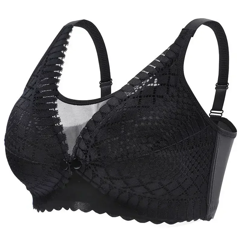 Front Button Maternity Nursing Bra Adjustable Gathered Underwear Comfortable Breastfeeding Bra for Feeding Pregnant Women Clothe