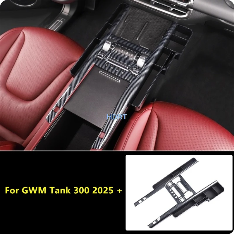 

Стайлинг автомобиля, центральный блок управления, панель переключения передач, расширительный ящик для хранения, пылезащитный чехол, аксессуары, пригодные для GWM Tank 300 2025 +