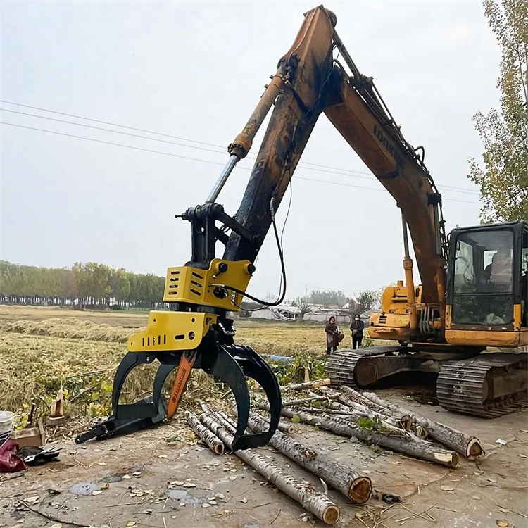PLE Excavator Tree Pruning Machine with Hold Clip Saw Wood Cutter Core Components Including Motor and Pump