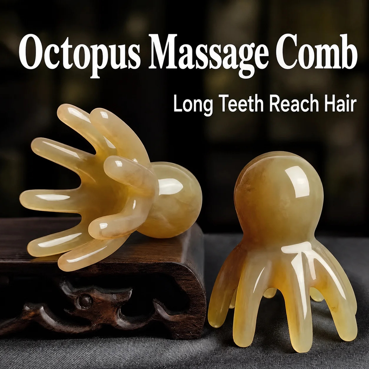 Resin Octopus Massage Comb Hea - Spa Y Wellness 评论和价格