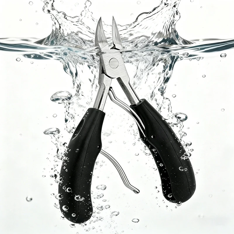 Professional Thick Nail Dead Skin Dirt Remover, Super Sharp Curved Blade Nail Tools Toe Nail Clippers Cutter for Ingrown Toenail