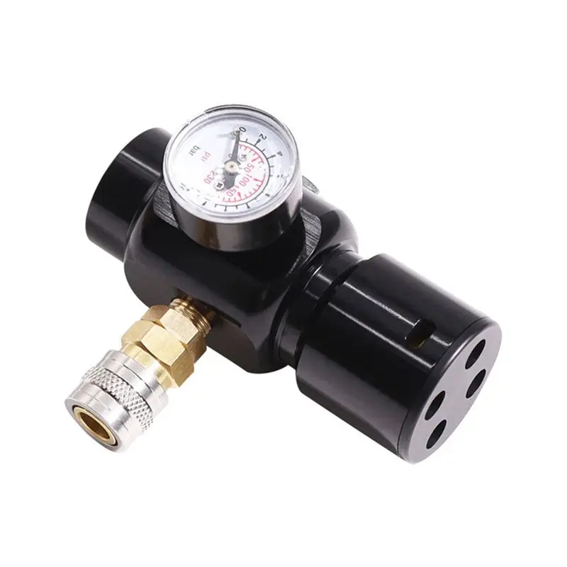 A84E-3X Regulator Mini Co2 Regulator For Pneumatic Tools Including Nailers, Staplers