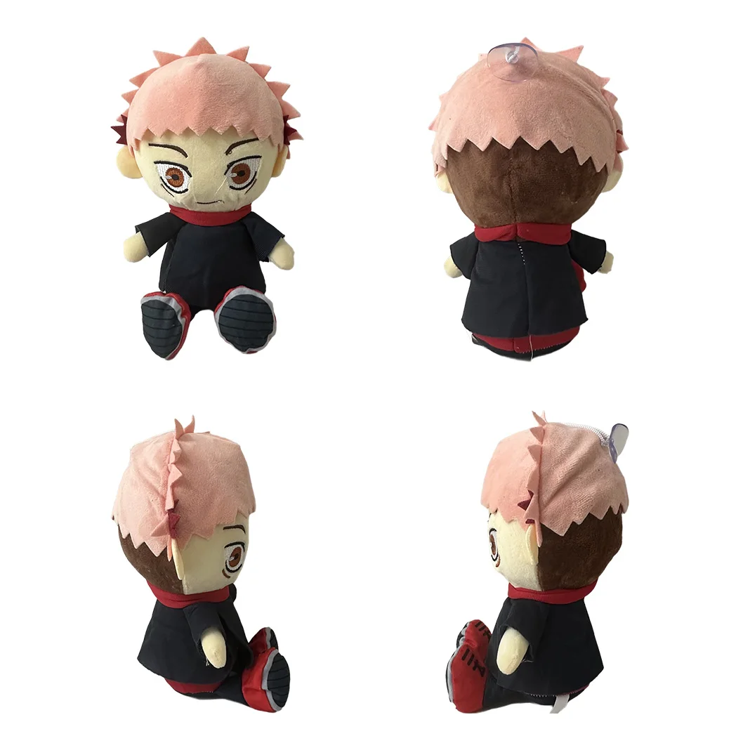 25Cm Jujutsu Kaisen Knuffel Japanse Anime Gojo Satoru Fushiguro Megumi Stripfiguur Pop Vulling Schattig Cadeau Voor Kinderen Speelgoed