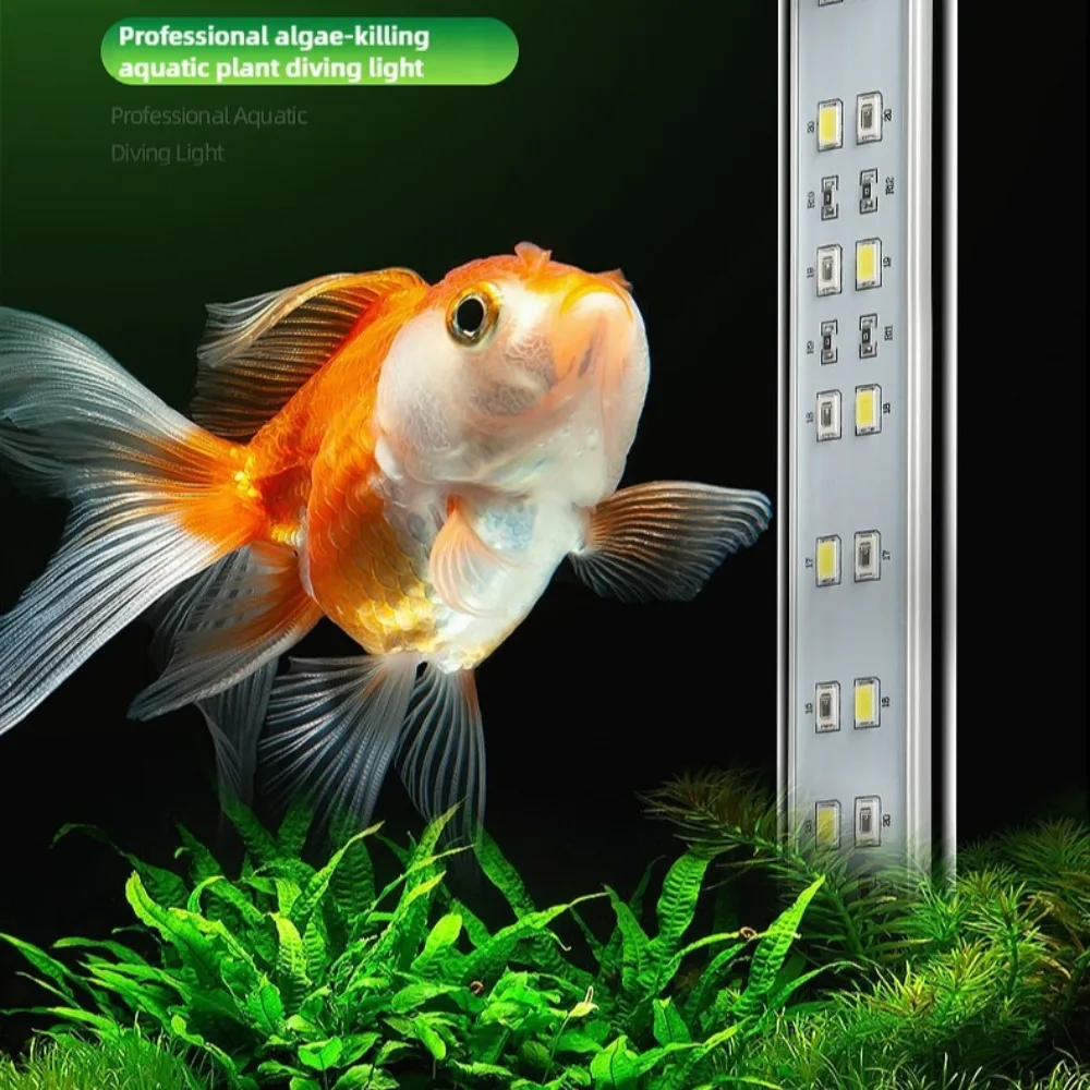 

Multicolor LED Aquarium Light Tube 3ft for Plants, Goldfish, Moss Growth, Waterproof Freshwater Planted Tank Light, Super Bright