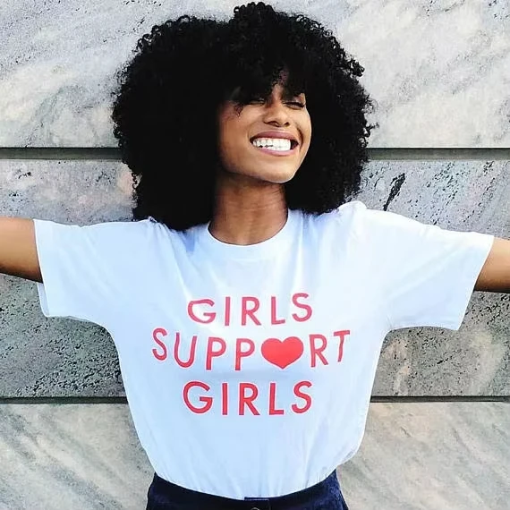 

Girls Support Girls Shirt Feminist T-shirt Support Your Local Girl Gang Tumblr T Shirt Hipster Grunge Instagram Tees