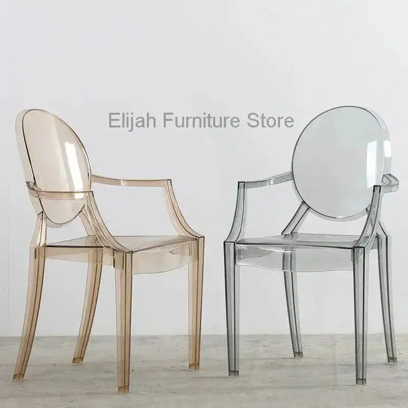Ghost Transparent Dining Acrylic Chair Custom Chair Devil Online Celebrity Household Plastic Stool Transparent Cosmetic Chair