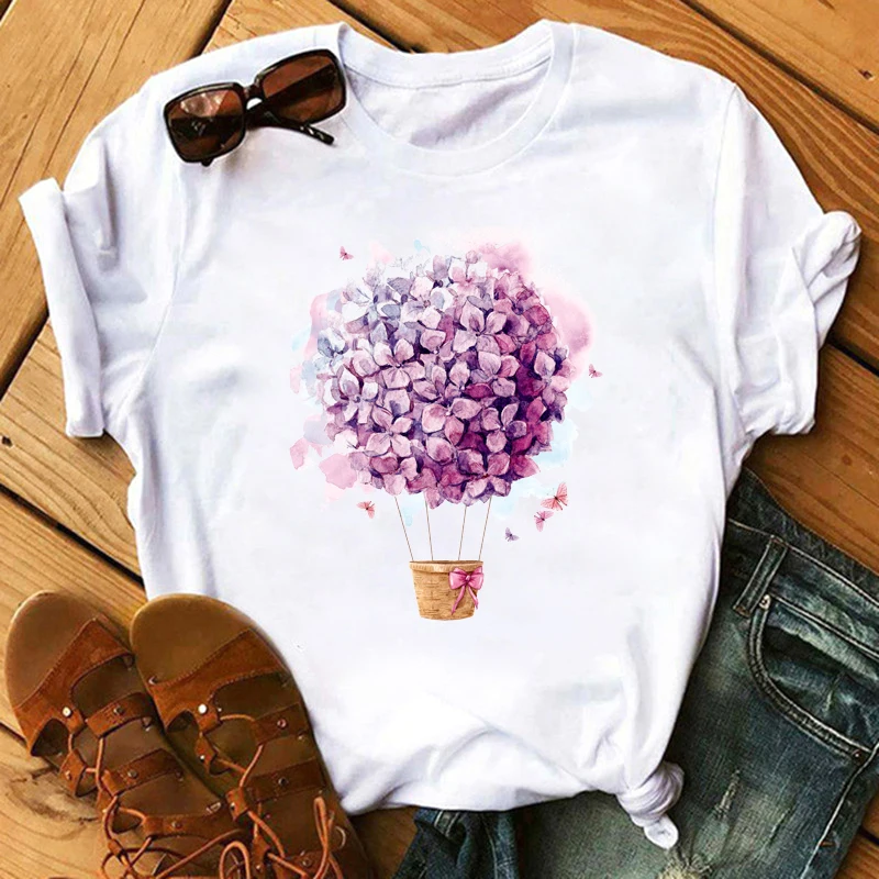 

T Shirt For Women 2024 Printed Casual Harajuku Tee Shirts Summer Short Sleeve Woman Tops Female Tshirt Camiseta Mujer