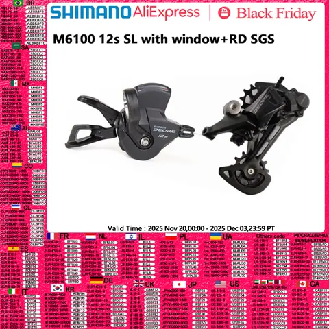 SHIMANO M7100 1x12s Groupset DEORE SLX XT XTR M6100 M7100 M8100 M9100 12s Shifte Lever Rear Derailleur 12S Groupset MTB Mini Set