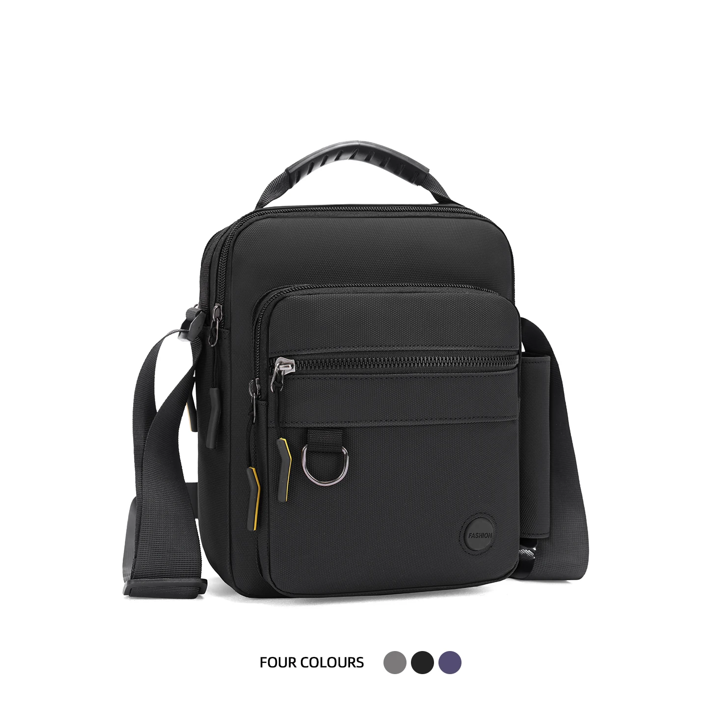 

Crossbody Bag Men Mini Zipper Nylon Sling Pouch with Phone Pocket Lightweight Waterproof for Daily Casual Travel Use