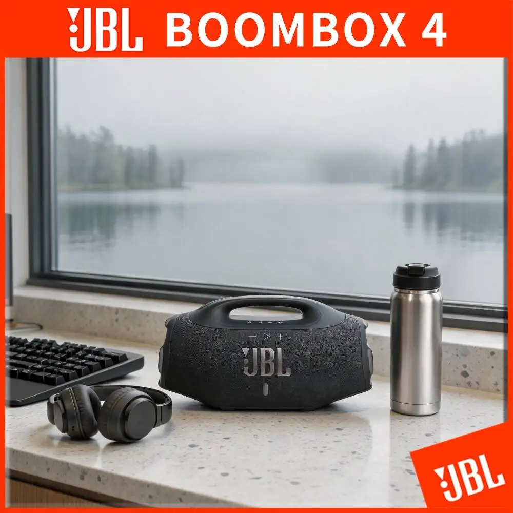 JBL Boombox 4 Portable Wireless Party Speaker Bluetooth IP68 Water Dust Proof 34H Battery Life Built-in Powerbank Audio