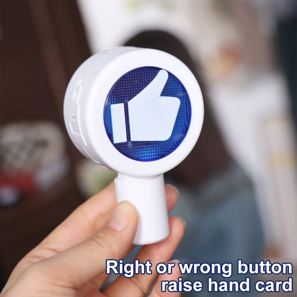 Double-Sided Sound Electronic Mini Capsule Hand Paddle Voice Response Abstract Novelty Tabletop Decor Tabletop Use