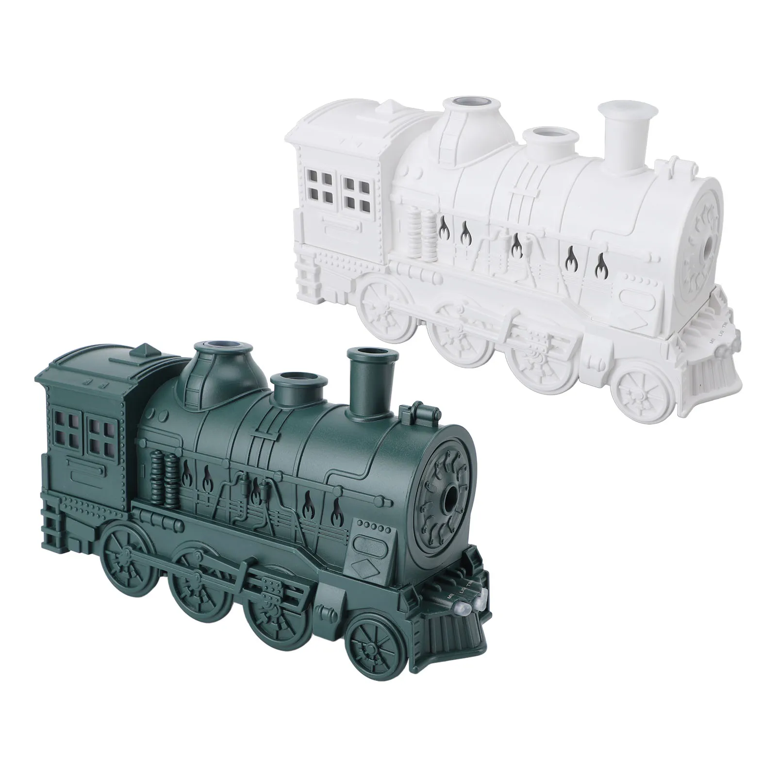 Essential Oil Diffuser 300ml 2 Light Modes Train Shape Aroma Cool Mist Humidifier with Remote Control Timer for Bedroom Office