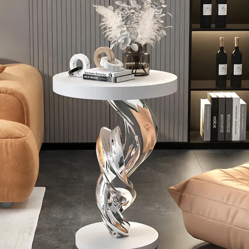 Modern abstract sculpture stool furniture sofa coffee table side table creative corner table light luxury home decoration