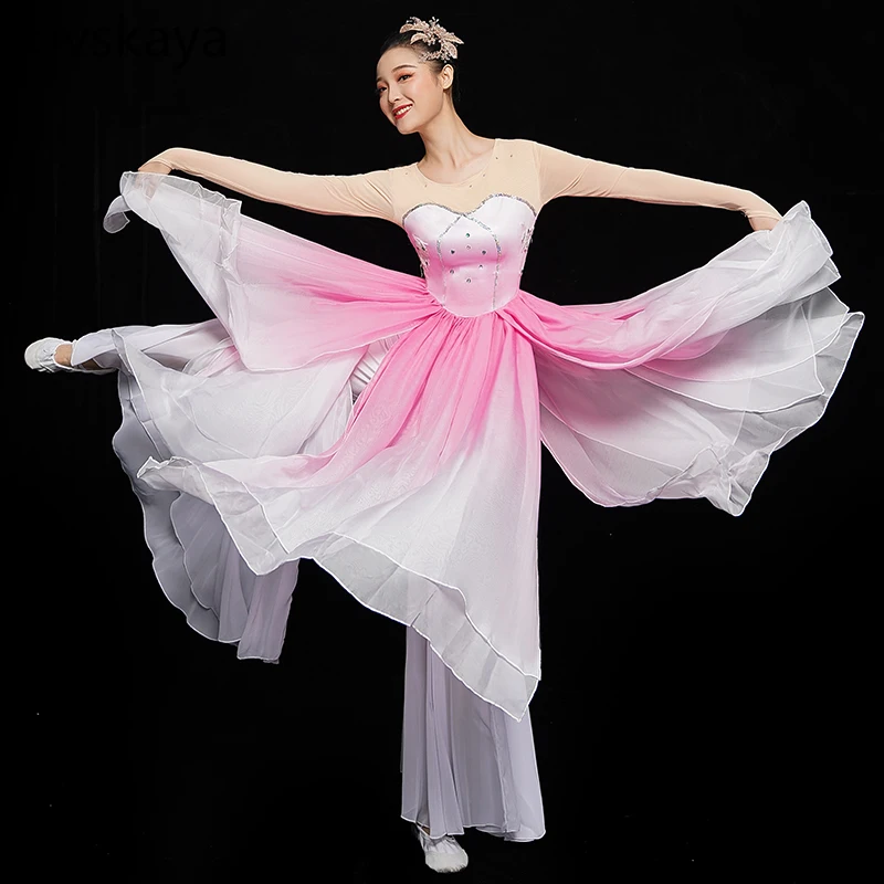 

Chinese-Style Modern Dance Clothing Younger Stage Costume Classical Dance Costumes Women's