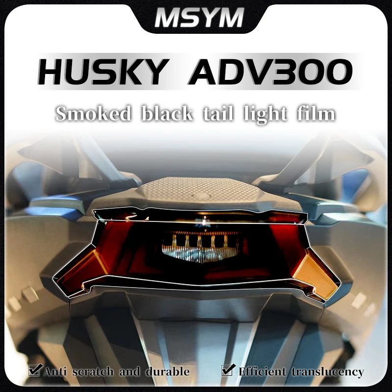 For SYM HUSKY ADV300 husky adv300 headlights taillights instrument panels transparent protective stickers modified accessories