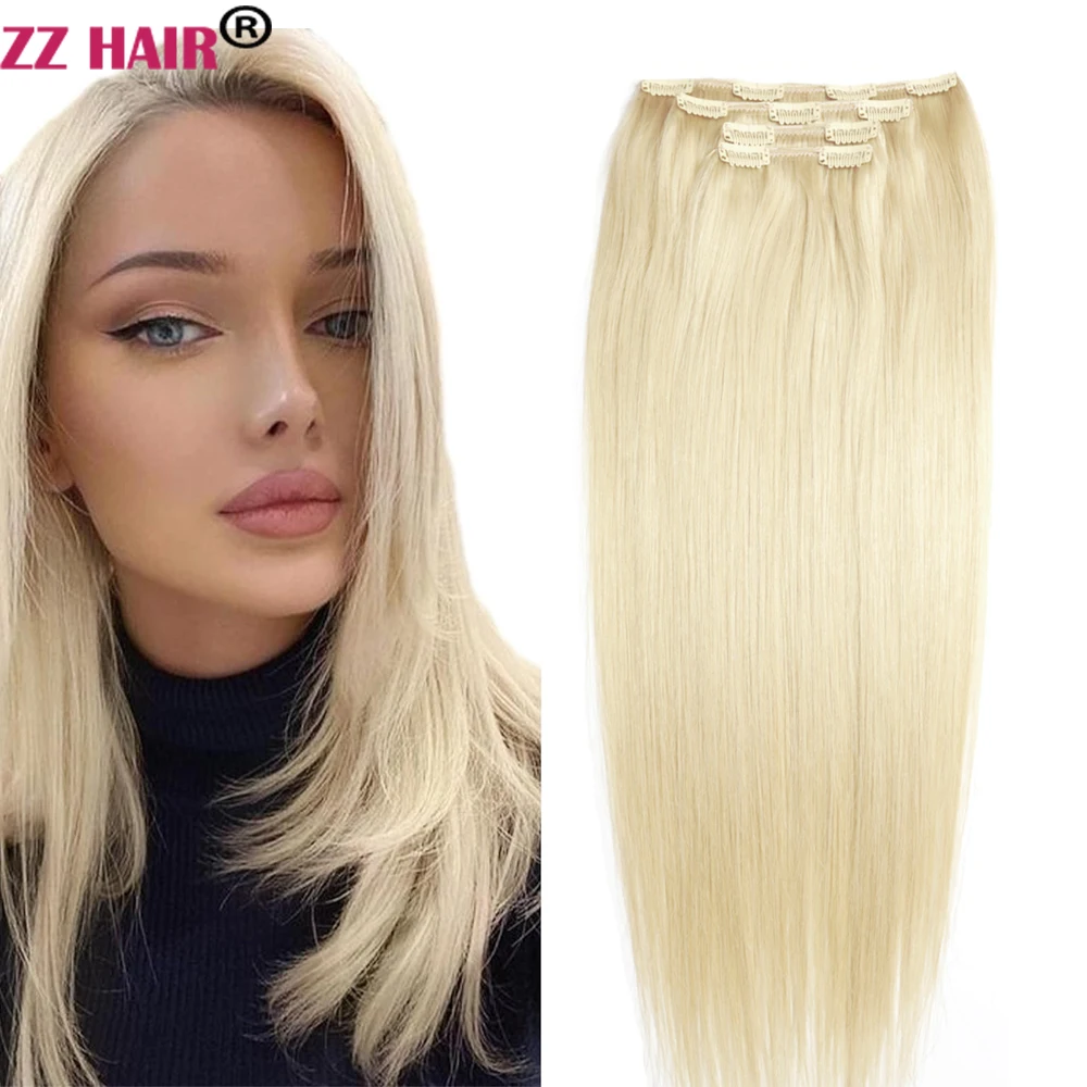 ZZHAIR 100% البرازيلي شعر ريمي الإنسان ملحقات 16 "-24" مقاطع في 4 قطعة مجموعة 80 جرام-100 جرام أربع قطع 1x20 سنتيمتر 1x15 سنتيمتر 2x10 سنتيمتر الطبيعية #1