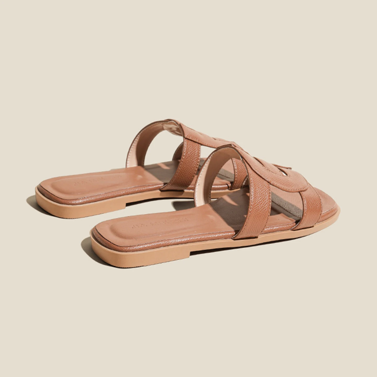 

Brand Designer Womens slippers summer classic retro anti slip soft sole comfortable versatile beach resort flat shoes sandals
