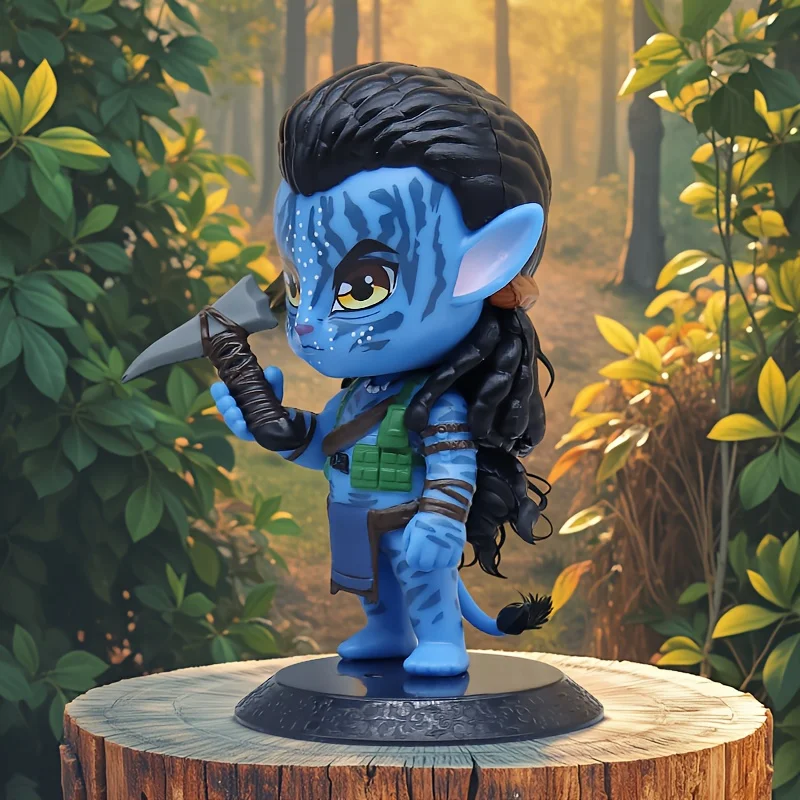 بقعة الصورة الرمزية 2 Neytiri وJake Sully PVC نموذج لجسم تماثيل صغيرة المقتنيات سطح المكتب زينة نماذج الدمية زينة الهدايا #3