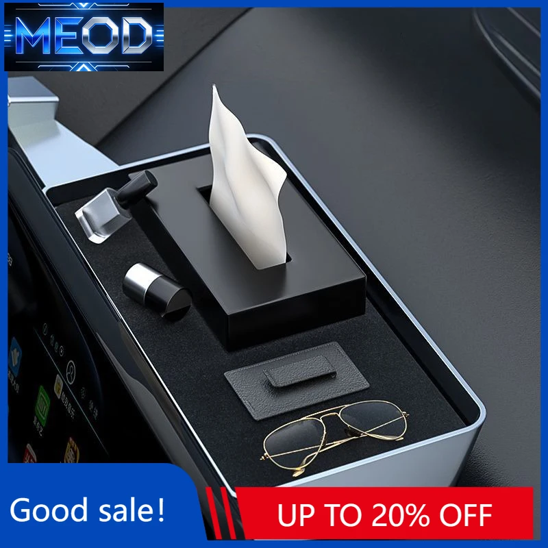 New For BYD KING Destroyer 05 2022-2024 Car Phone Holder Navigation Screen Back Storage Tray Wireless Charging Mobile Phone Brac