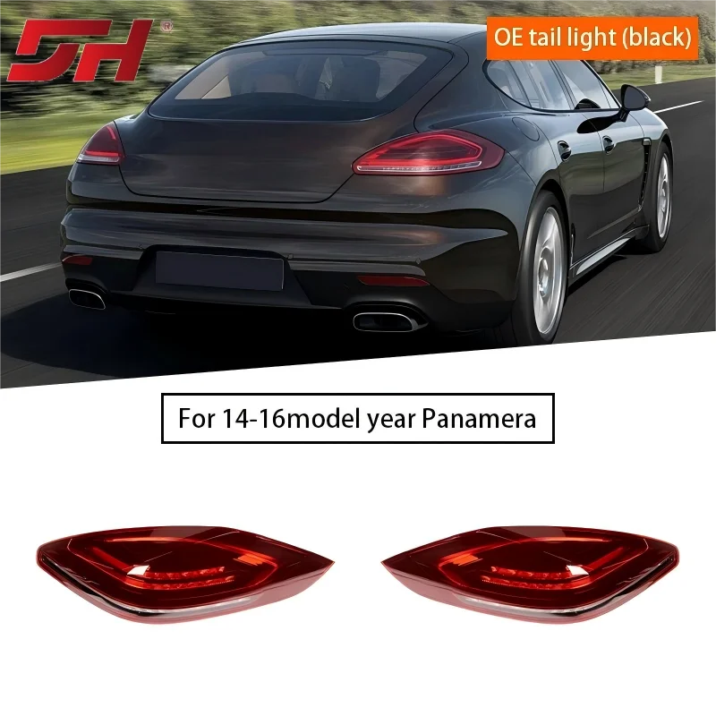 

For Porsche Panamera 970.2 Car Smoked Black Rear Lamp tail lights 2014-2016 97063143204 97063143205